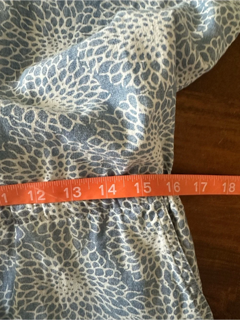 J.Crew mercantile blue cotton floral romper ladies size 10